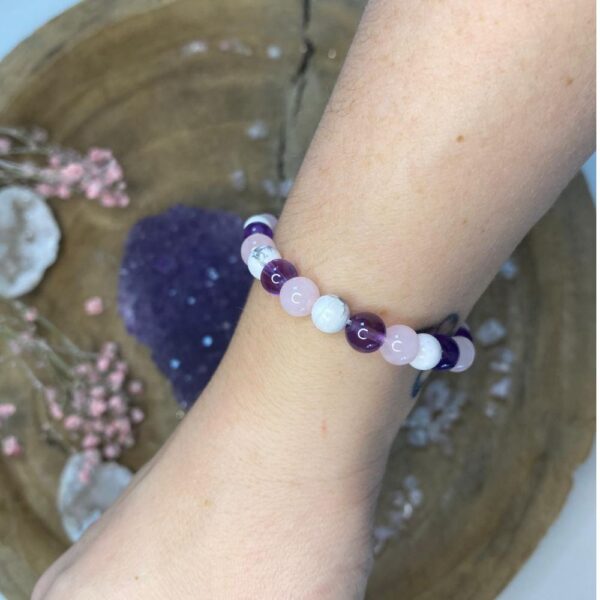 Selbstliebe - Amethyst, Howlith & Rosenquarz von healing_with_sparkle - fenja schuerer