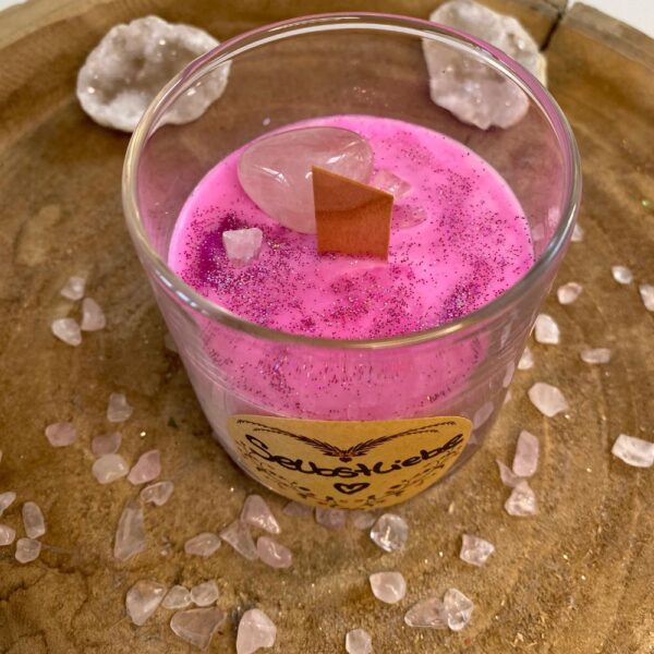 Glitzer-Selbstliebe mit Rosenquarz von healingwithsparkle - fenja schuerer