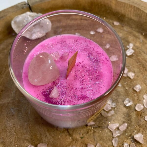 Glitzer-Selbstliebe mit Rosenquarz von healingwithsparkle - fenja schuerer