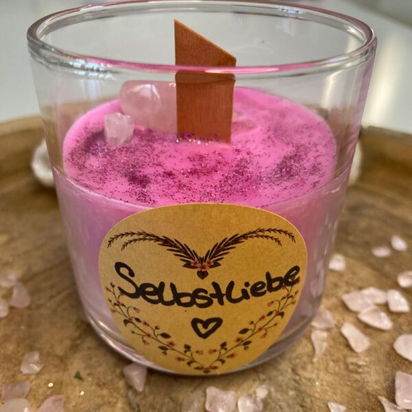 Glitzer-Selbstliebe mit Rosenquarz von healingwithsparkle - fenja schuerer