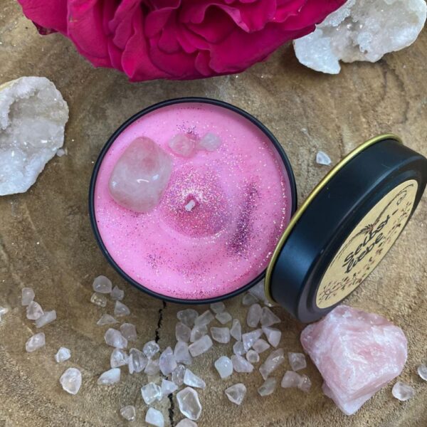 Glitzer-Selbstliebe mit Rosenquarz von healing_with_sparkle - fenja schuerer