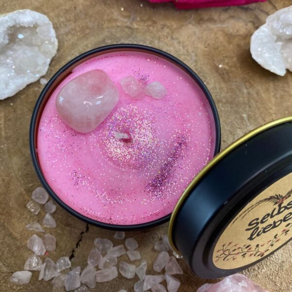 Glitzer-Selbstliebe mit Rosenquarz von healing_with_sparkle - fenja schuerer