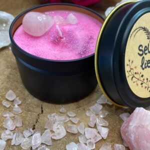Glitzer-Selbstliebe mit Rosenquarz von healing_with_sparkle - fenja schuerer