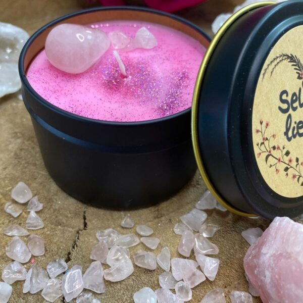 Glitzer-Selbstliebe mit Rosenquarz von healing_with_sparkle - fenja schuerer
