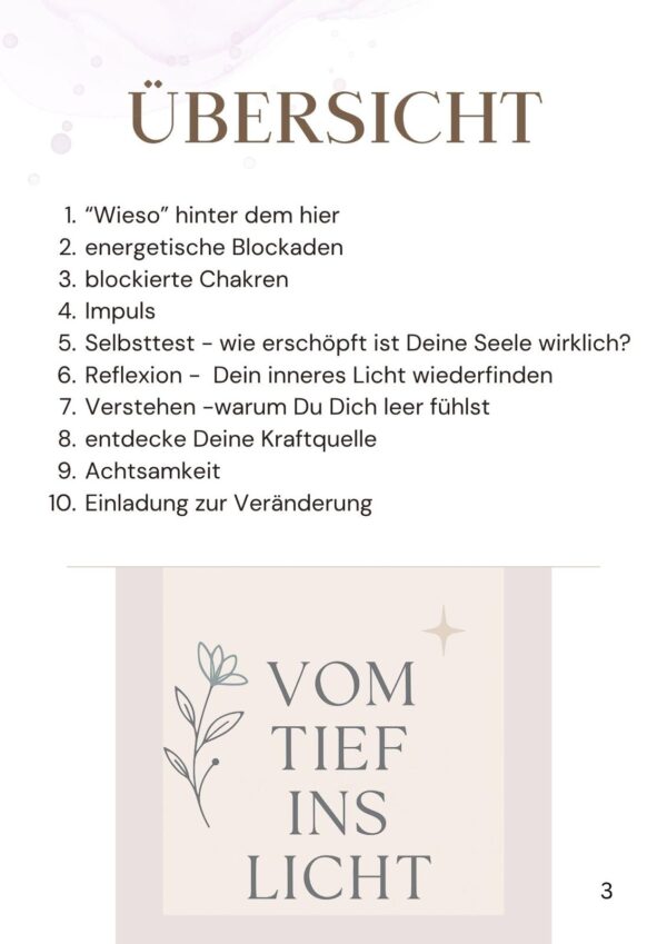 vom tief ins Licht_Workbook_Schürer- healingwithsparkle