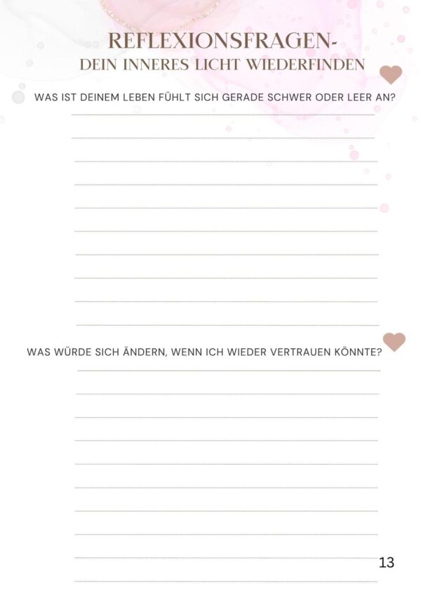 vom tief ins Licht_Workbook_Schürer- healingwithsparkle