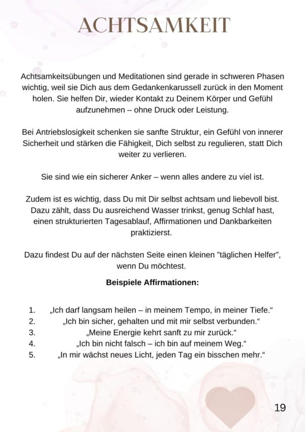 vom tief ins Licht_Workbook_Schürer- healingwithsparkle